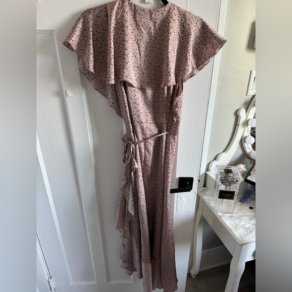 SOLD - PLT - Body-wrap Polka Dot Dress - US12 - Picture 2 of 3